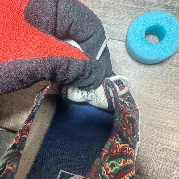 Vans Authentic Paisley Canvas Sneakers Women's Size 8.5 - Picture 5 of 7